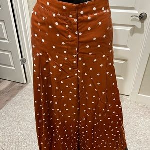 Anthropologie maxi culottes